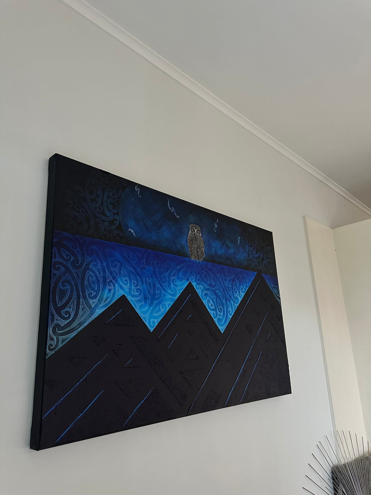Three Maunga Ruru piece