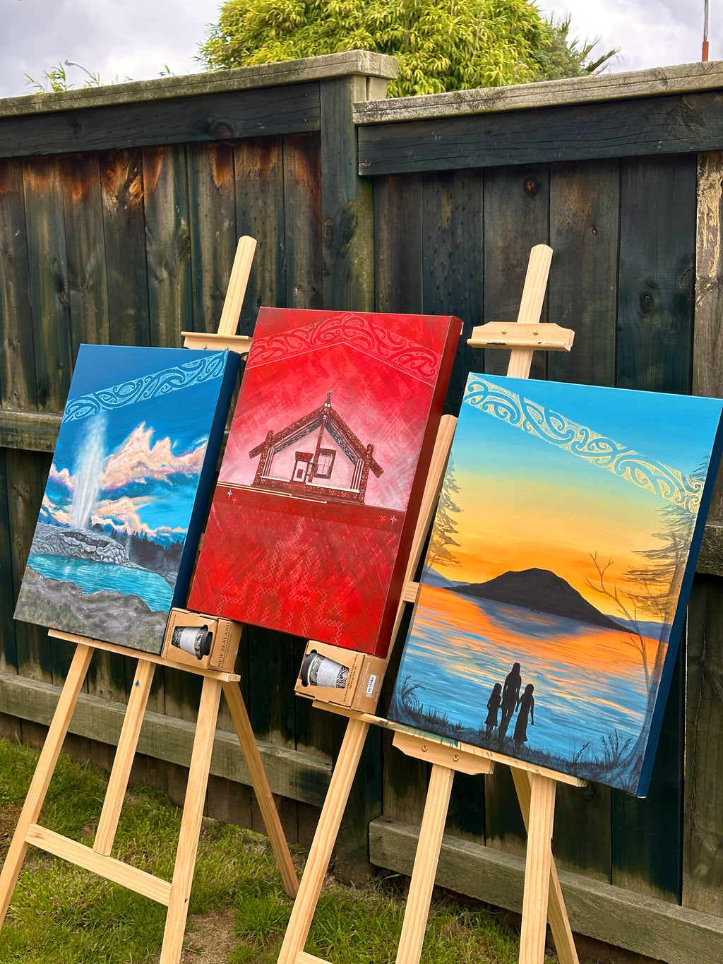 3 piece commission painting