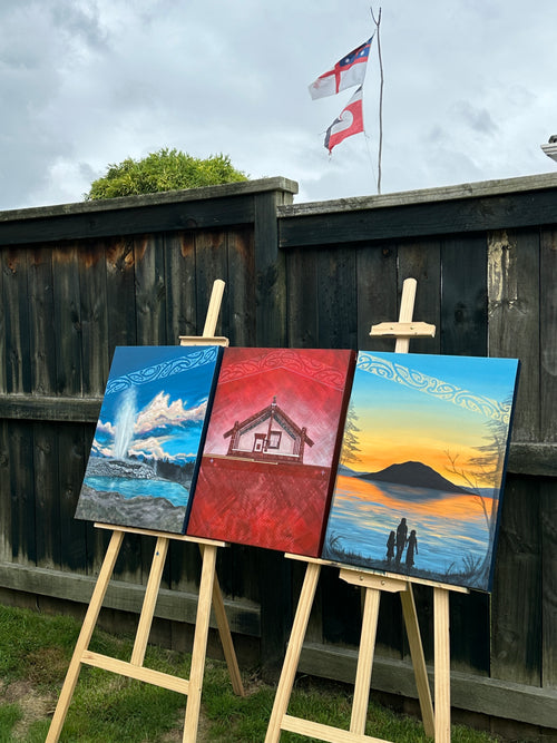 3 piece commission painting