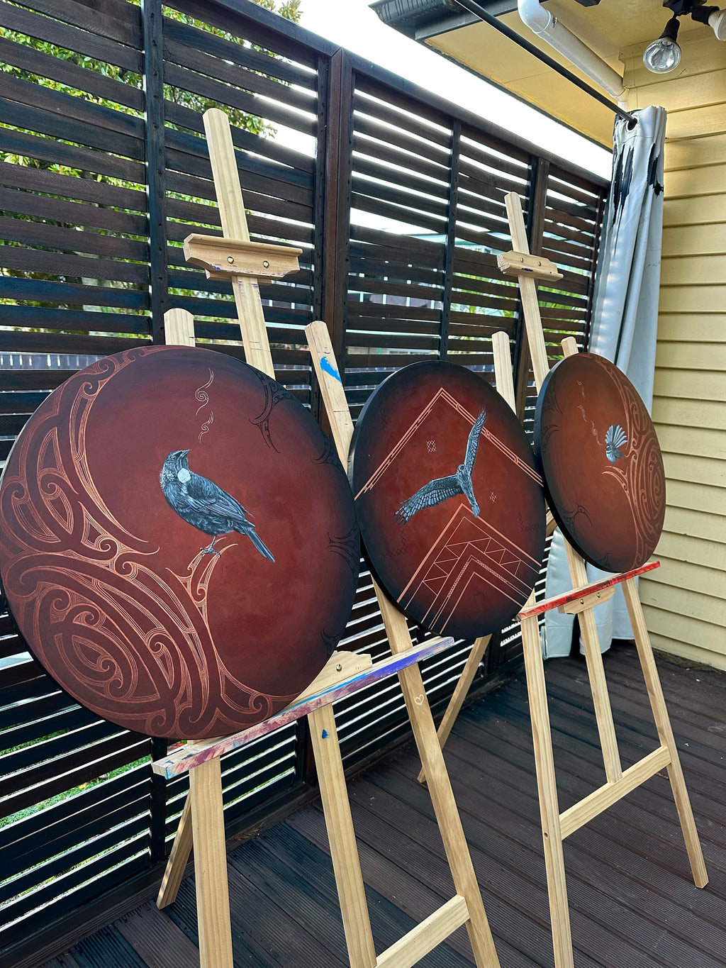 3 piece Manu painting