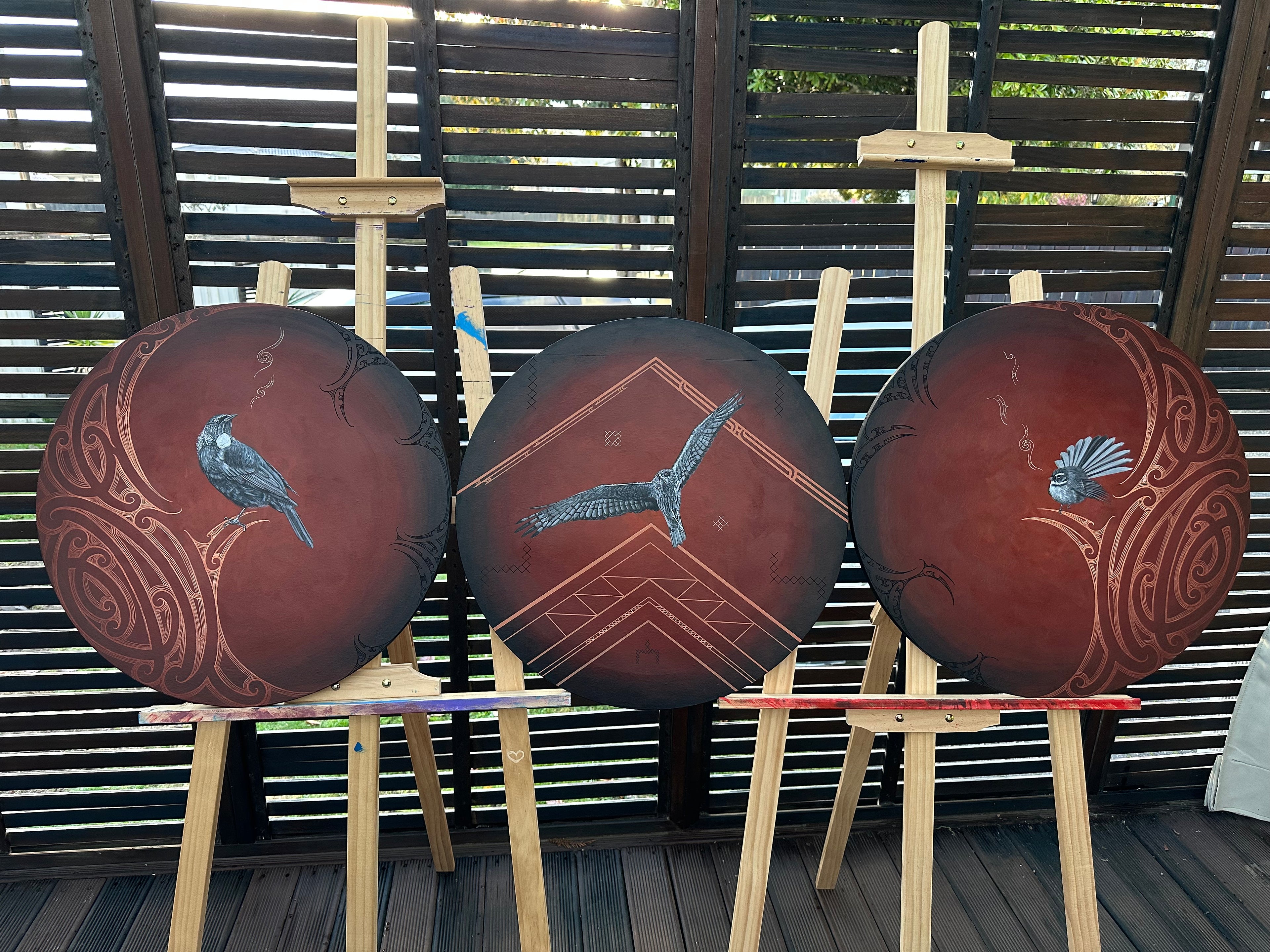 3 piece Manu painting
