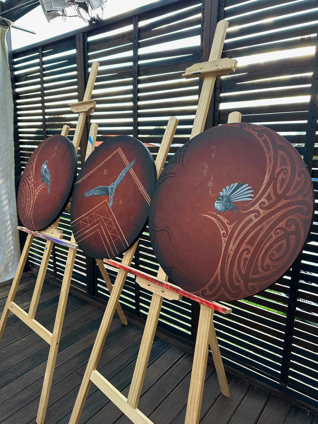 3 piece Manu painting