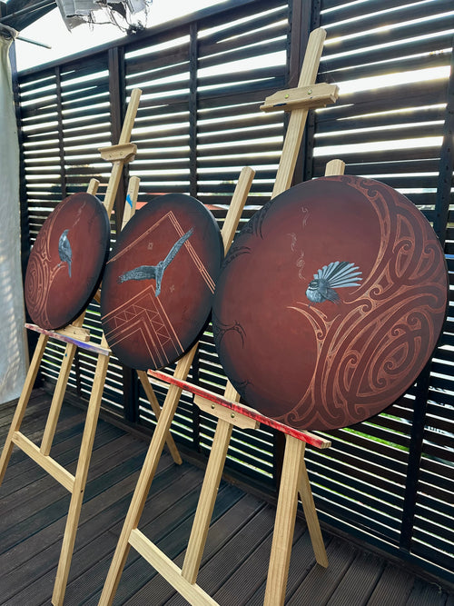 3 piece Manu painting
