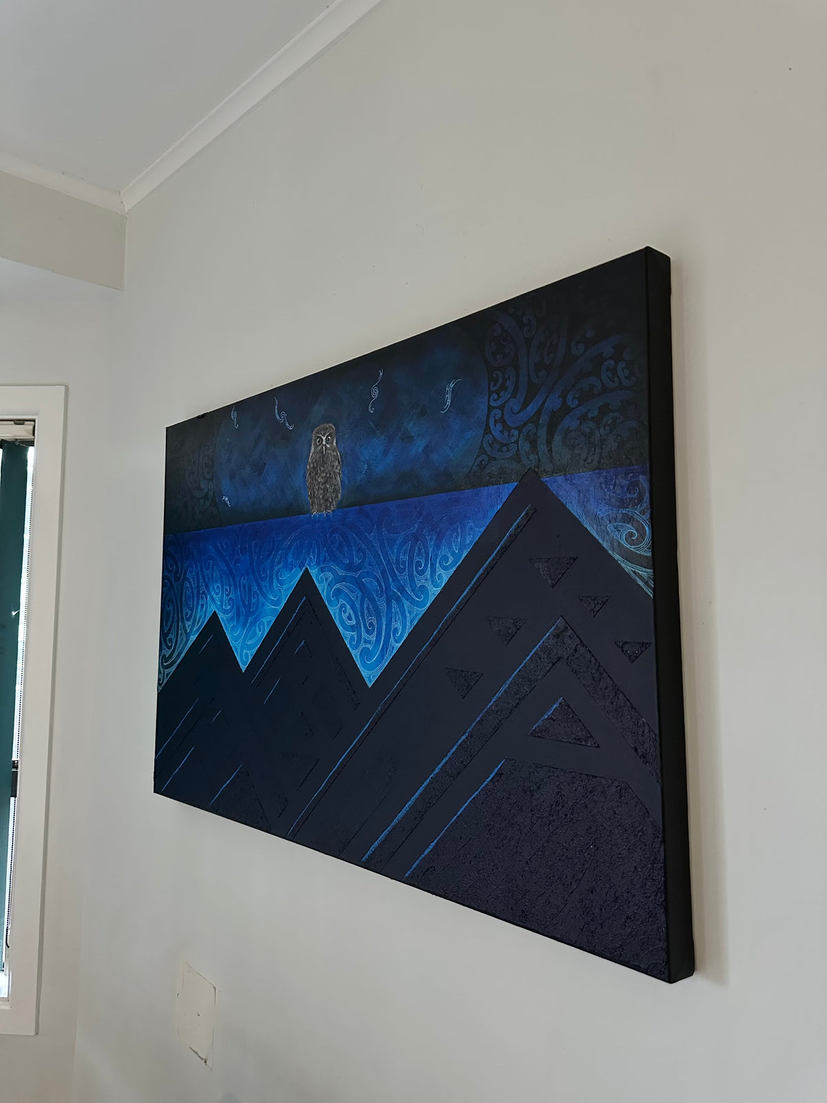 Three Maunga Ruru piece